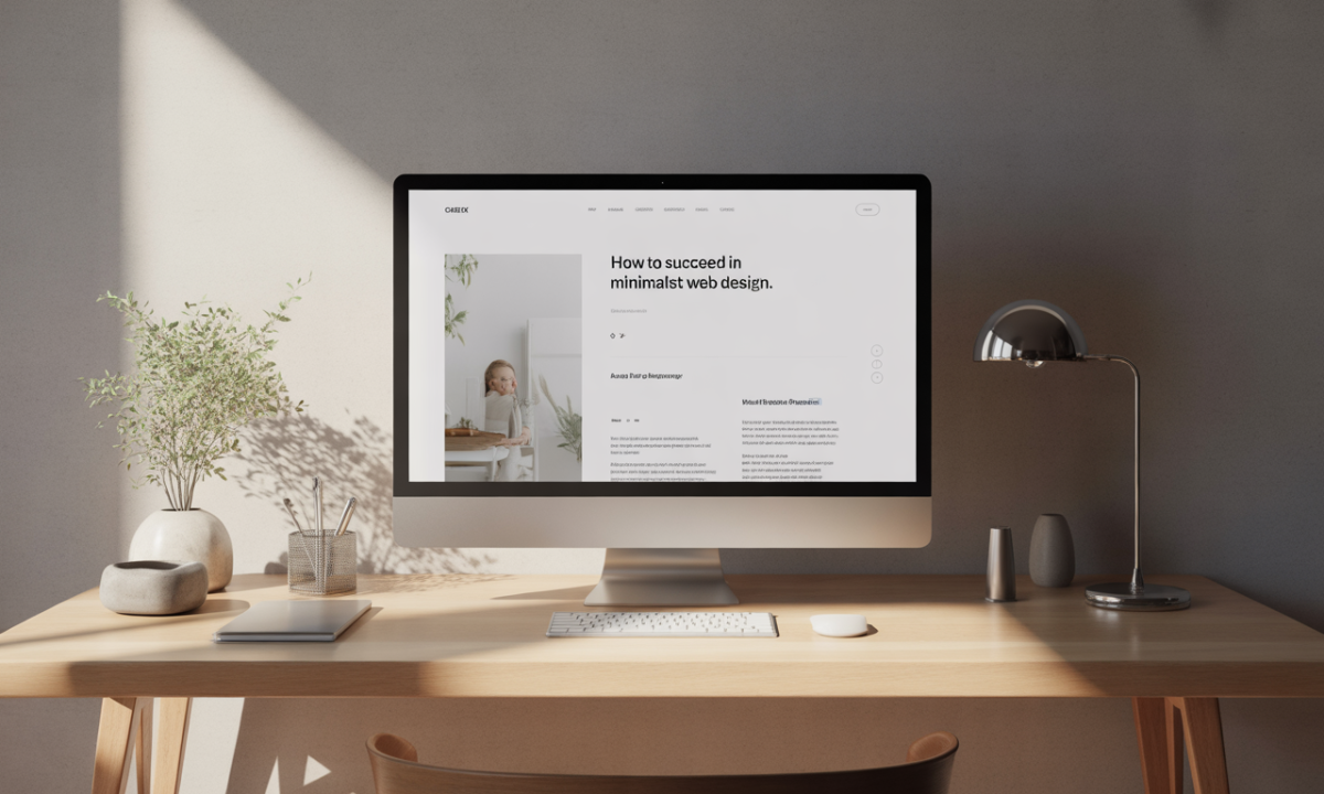 Comment réussir un web design minimaliste ? découvrez les clés pour réussir un web design minimaliste efficace, alliant simplicité, esthétisme et fonctionnalité pour un site épuré et moderne.